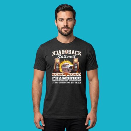 Texas Longhorns Softball Back 2 Back National Champions Shirt