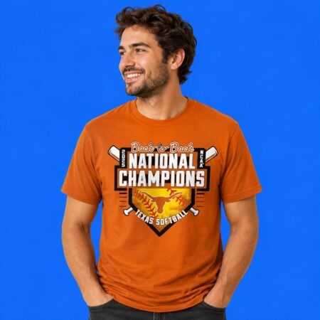Texas Longhorns Softball Back-to-Back 2026 National Champions T-Shirt