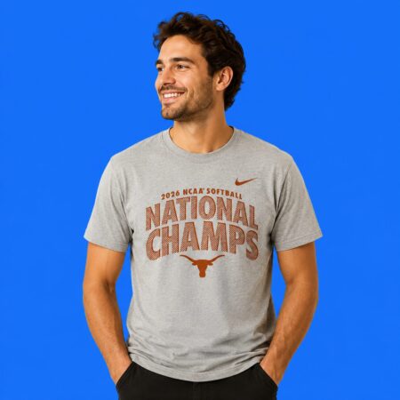Texas Softball National Champions 2026 Back-to-Back 2-Sided T-Shirt