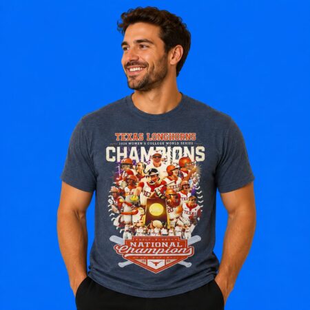 Texas Softball WCWS Back-to-Back 2026 National Champions T-Shirt