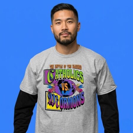 The Battle Of The Blessed Catholics And Mormons Shirt