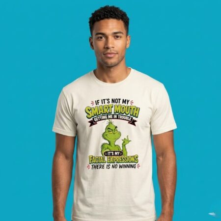 The Grinch Smart Mouth And Facial Expressions Shirt