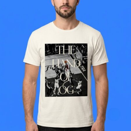The Hand of OG NBA Finals 2026 Knicks vs Spurs Shirt