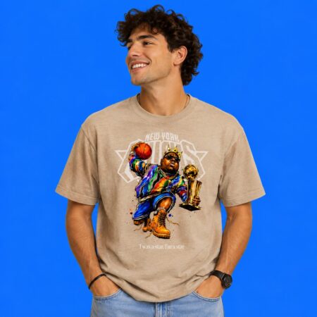 The Notorious B.I.G. x New York Knicks Story To Tell Trophy T-Shirt