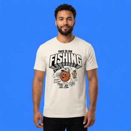 This Is My Fishing Hooked On Basketball Shirt
