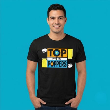 Top Off The Poppers Graphic Style Tee