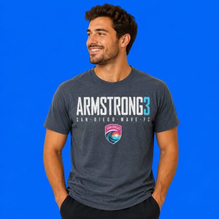 Trinity Armstrong #3 San Diego Wave FC Name and Number T-Shirt