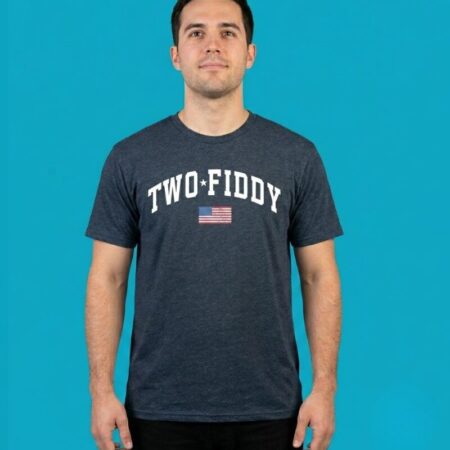 Two Fiddy American Flag Vintage Shirt
