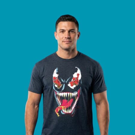 Venom With Spider-Man In Eyes Marvel Symbiote T-Shirt