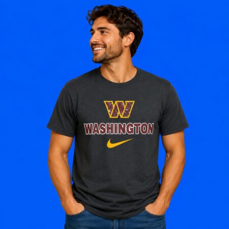Washington Commanders In My Veins Jesus In My Heart Diamond Tears 2-Sided T-Shirt