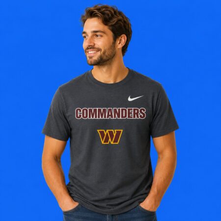 Washington Commanders Skeleton Blue Collar Proud Mechanic 2-Sided T-Shirt