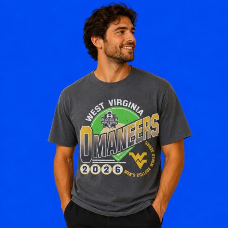 West Virginia 2026 College World Series Omaha Bound Tee