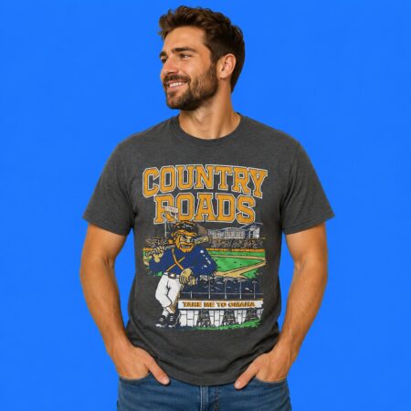 West Virginia Country Roads 2026 Baseball tee