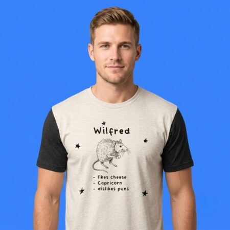 Wilfred Likes Cheese Capricorn Funny T-Shirt