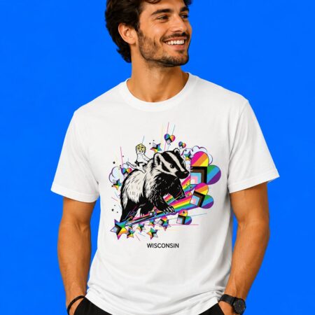 Wisconsin Has Pride Rainbow Flag Shirt