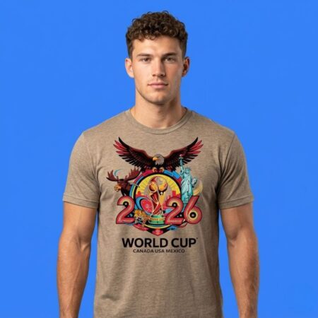 World Cup 2026 Canada USA Mexico Official Mascot Shirt
