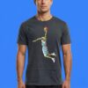 Zombie Dunk Head Basketball Graphic Shirt