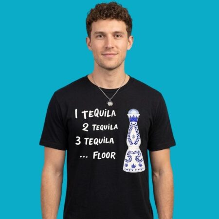 1 Tequila 2 Tequila 3 Tequila Floor Drinking Humorous Shirt