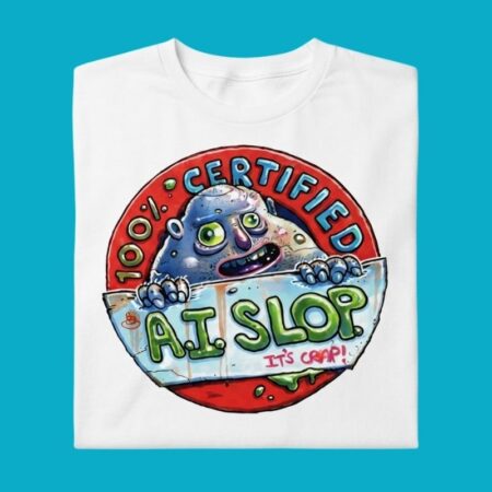 100 Percent Certified AI Slop Its Crap Shirt