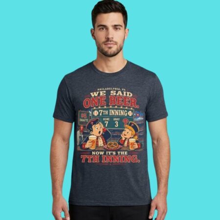 7th Inning Stretch Beer Lover Baseball Humor Tee