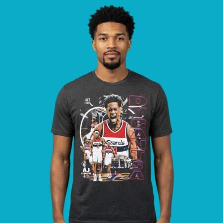 AJ Dybantsa Washington Wizards Collage 90s Bootleg Shirt