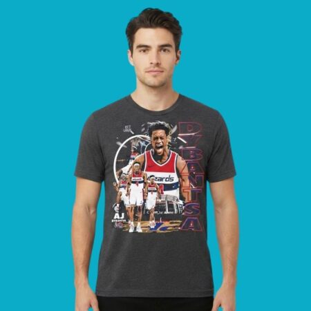 AJ Dybantsa Washington Wizards Collage 90s Bootleg Shirt