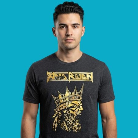 Acid Reign Golden King Thrash Metal Band Merch Shirt