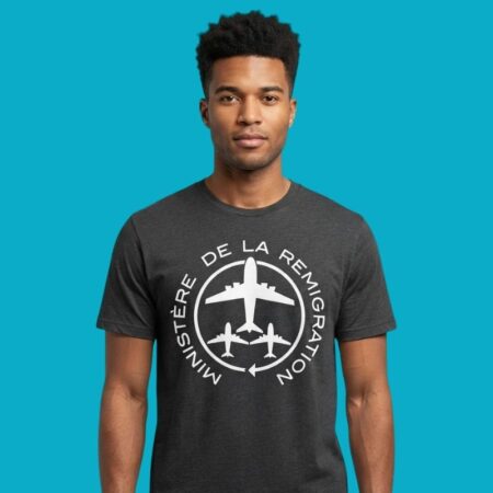Airplane Ministere De La Remigration Ministry Political Shirt