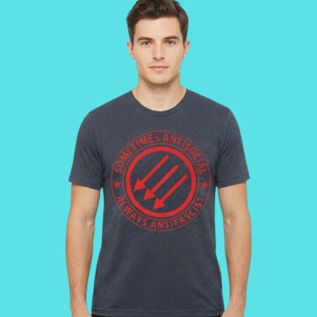 Always Antifascist Bold Political Statement Tee