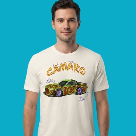 American V8 Muscle Car Engine Sound Tee