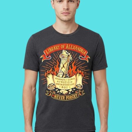 Ancient History Library Of Alexandria Tribute Tee