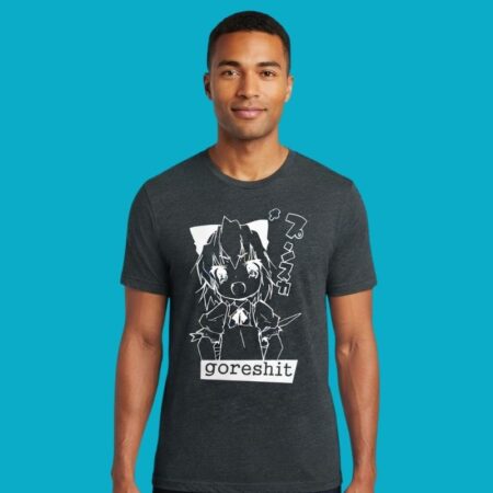 Anime Girl Breakcore Electronic Music Tee