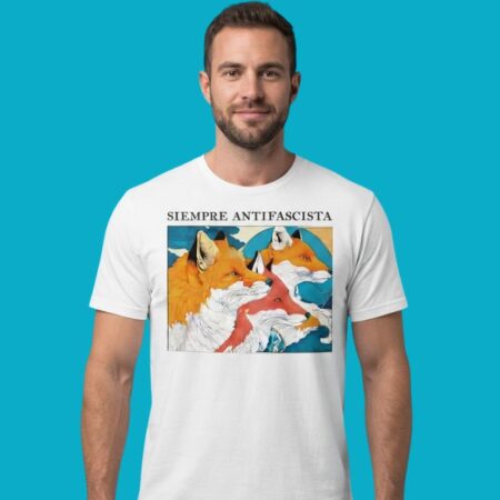 Anti-Fascist Foxes Graphic Tee