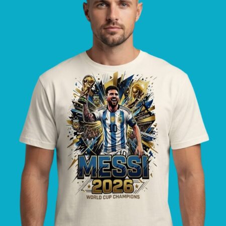 Argentina 2026 World Cup Soccer Champion Fan Tee