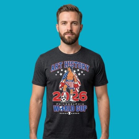 Art History 2026 Philadelphia World Cup Rocky Balboa T-Shirt