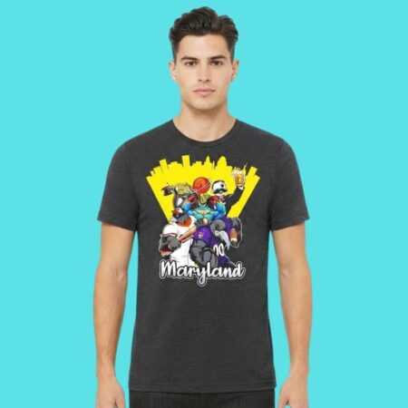 Baltimore Orioles & Ravens Mascot Mashup Tee