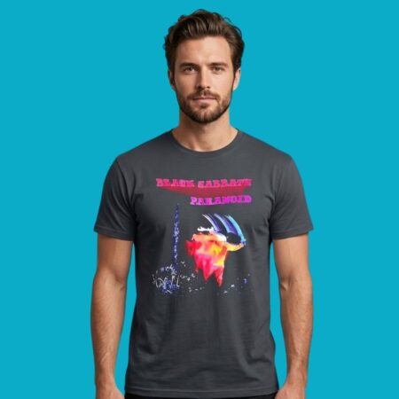 Black Sabbath Paranoid Heavy Metal Band Tee