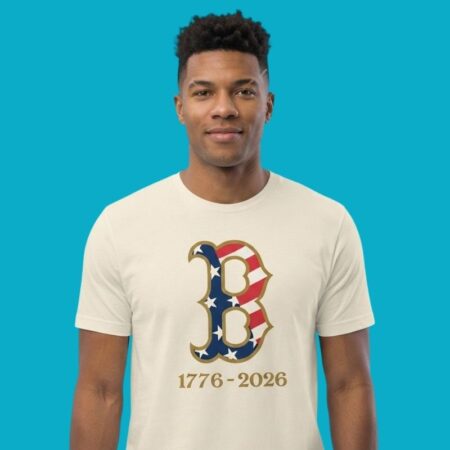 Boston Red Sox 1776 2026 250th Fourth Of July Logo Shirt