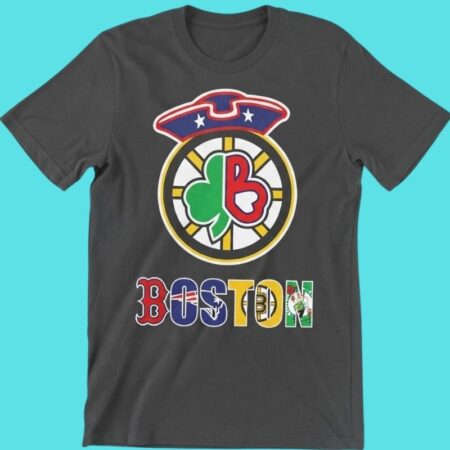Boston Sports Teams Combined Logo Graphic Tee
