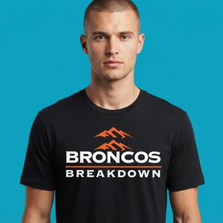 Broncos Breakdown Football Tee