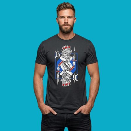 Buffalo Bills King Of Hearts Playing Card Fan Shirt