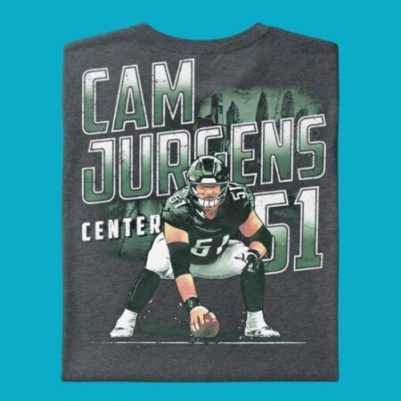 Cam Jurgens 51 Philadelphia Eagles Center Shirt