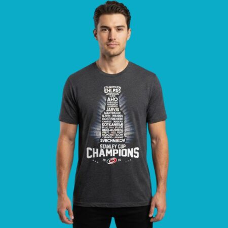 Carolina Hurricanes 2026 Stanley Cup Champions Roster Shirt