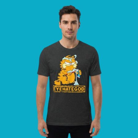 Cat And Teeth Brushing Eyehategod Cartoon Style Tee