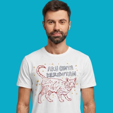 Cat Star Indonesian Meme Graphic Tee