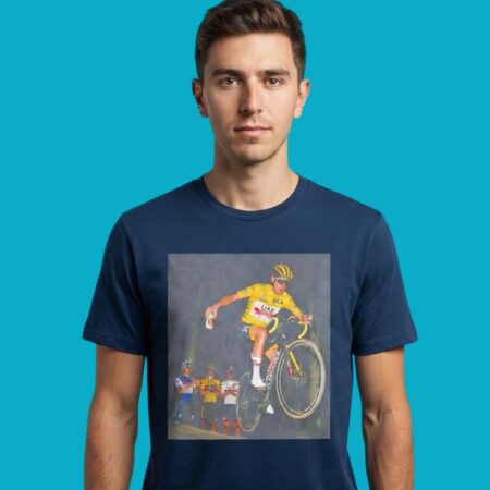 Champion Cyclist Car Drive Beer Graphic Tee