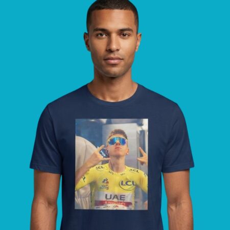 Champion Cyclist Glasses Portrait Graphic Tee