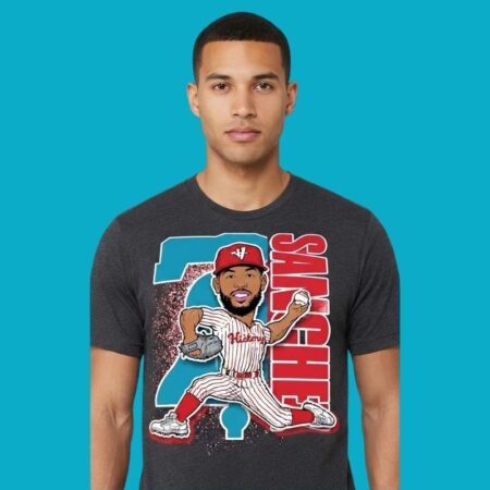Chris Sanchez Philadelphia Phillies Pitching History T-Shirt