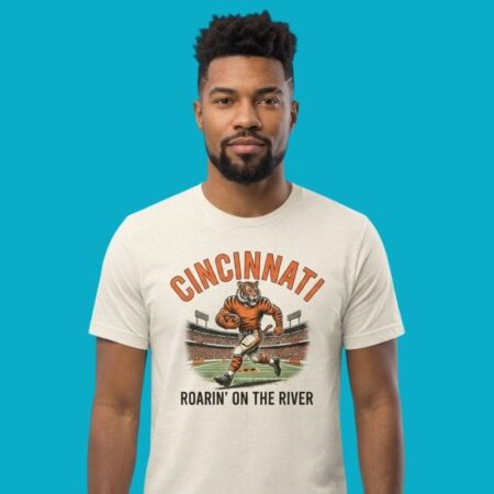 Cincinnati Bengals Roarin On The River Tiger Shirt