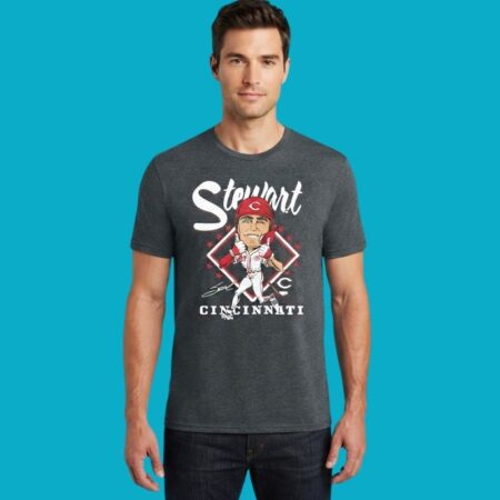 Cincinnati Reds Sal Stewart Player Caricature Shirt